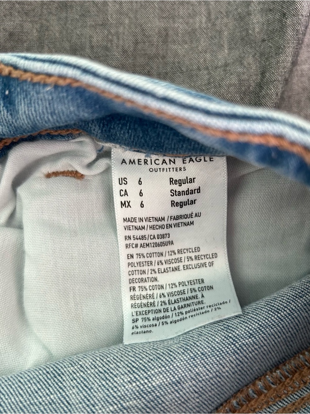 AE High Rise Skinny Kick Jeans - Picture 7 of 8